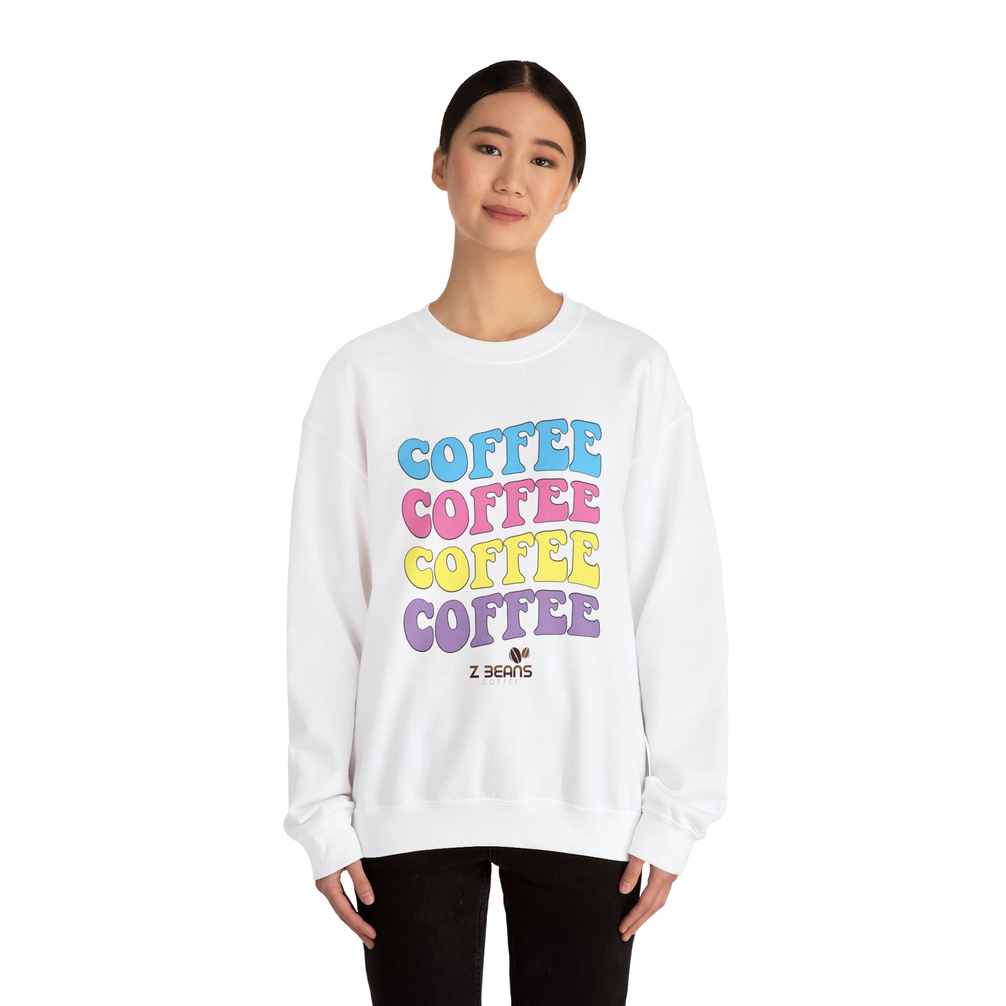 Coffee Coffee Coffee Unisex Crewneck Sweatshirt Z Beans Coffee