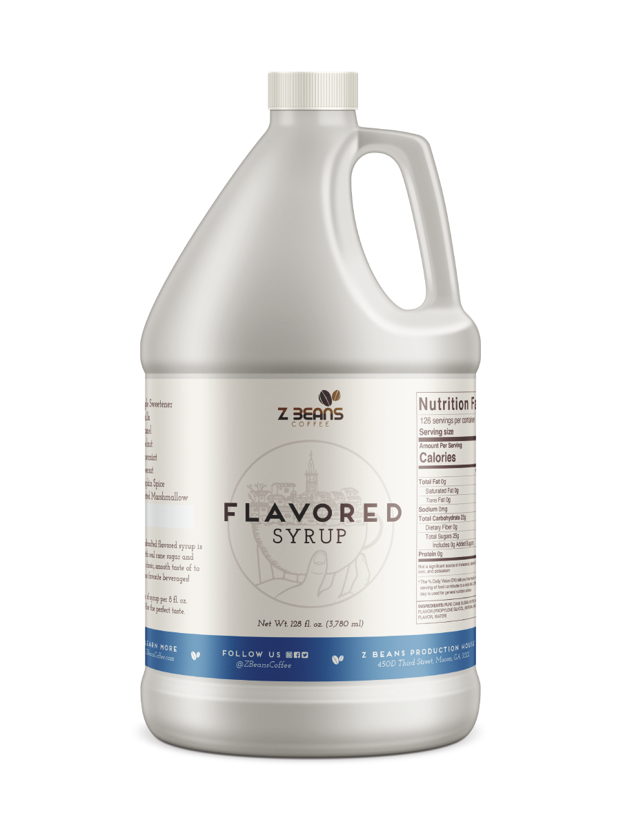 Flavored Syrup - 1 Gallon (Gold)