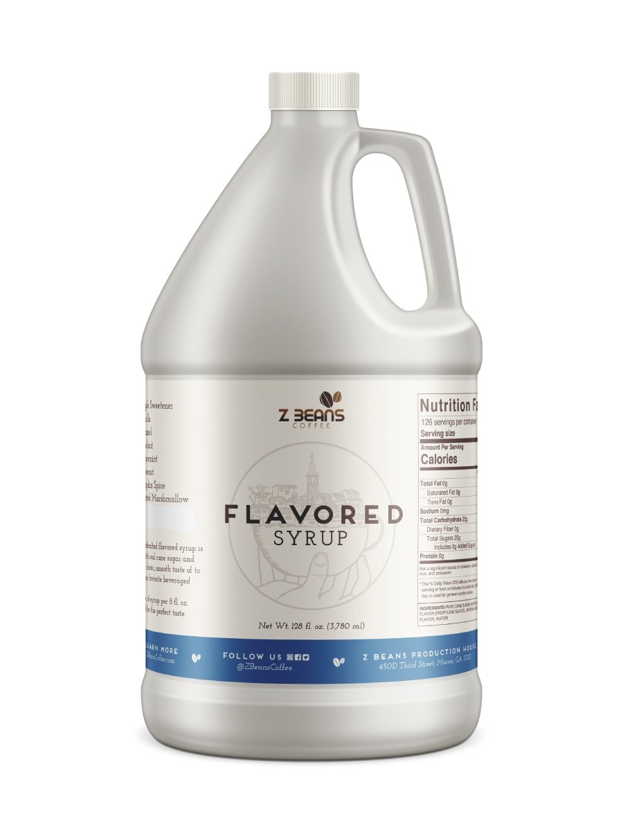 Flavored Syrup - 1 Gallon - Silver